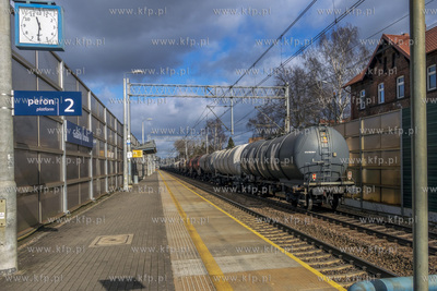 Peron stacji kolejowej Gdańsk Orunia. 04.03.2020
fot....