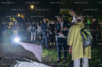 Sopot, Park Północny. Odsłonięcie rzeźby Andriusa...