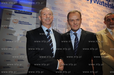 Gdansk. Konwencja wyborcza Platformy Obywatelskiej...