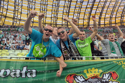 PGE Arena - mecz pilkarski pomiedzy Lechia Gdansk a...