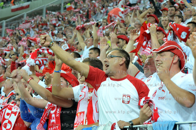 Gdansk. Stadion pilkarski PGE Arena. Mecz towarzyski...