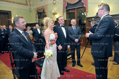 Ostatni slub w roku w gdanskim Urzedzie Stanu Cywilnego...