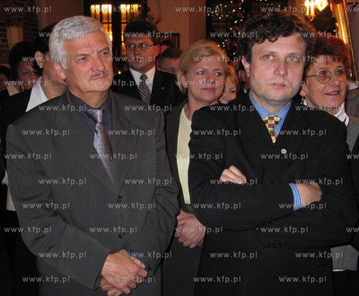 Wigilijne spotkanie restauratorow w "Palowej"  na Dlugiej...