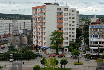 Wrzeszcz. Widok na bloki przy ul. Klonowej z budowanego...