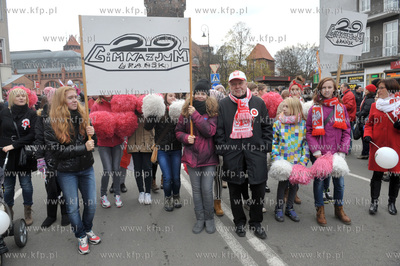 Gdanska Parada Niepodleglosci. 11.11.2013 Fot. Maciej...