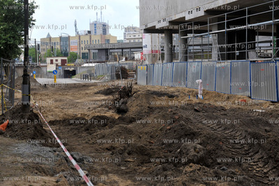 Gdansk Wrzeszcz. Budowa galerii handlowej Metropolia...