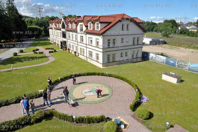 Viva Oliva swieto gdanskiej dzielnicy Oliwa. Mandalę...