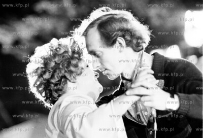 Danuta Rinn i Andrzej Rosiewicz na Festiwalu Piosenki...