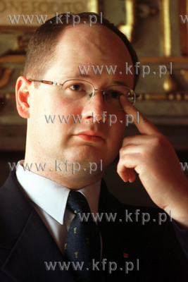 Pawel Adamowicz - prezydent Gdanska 28.03.2001 fot....