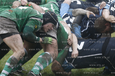 Sopot. Ekstraliga  rugby. Ogniwo Sopot vs. Lechia Gdansk.
06.11.2010
fot....