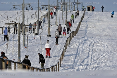 Stok narciarski w Trzepowie w okolicach Przywidza....