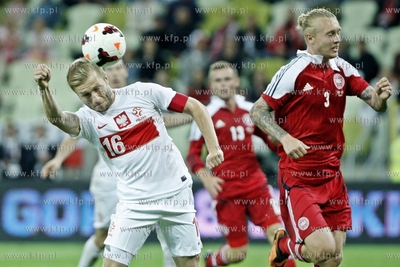 Gdansk. PGE Arena. Mecz towarzyski Polska- Dania. Nz....