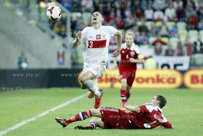 Gdansk. PGE Arena. Mecz towarzyski Polska- Dania. Nz....