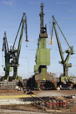 Zurawie w Stoczni Gdanskiej.
28.11.2013
fot. Krzysztof...