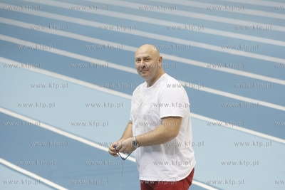 Dzien otwarty Ergo Areny. Nz. Ambasador Halowych Mistrzostw...