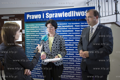 Konferencja przedstawicieli PiS Danuty Sikory i Andrzeja...