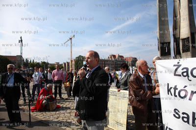 Gdansk. Uroczystosci 25 rocznicy podpisania Porozumien...