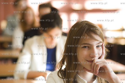 Gdańsk. Gimnazjum nr 25. Pierwszy dzień egzaminów...