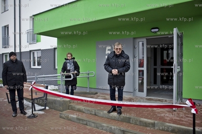 Uroczystość wręczenia kluczy lokatorom budynków...