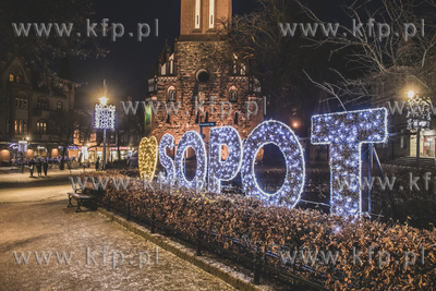 Świąteczne iluminacje w Sopocie.
09.12.2021
fot....