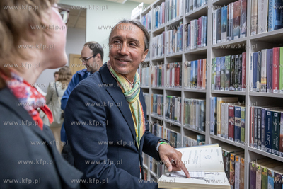 Uroczystość otwarcia po remoncie biblioteki Kamionka...