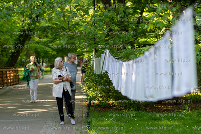 Oliwskie Dni Poezji w Parku Oliwskim. Nz. Poetyckie...