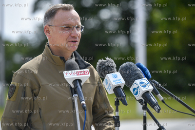 Gdynia. Centrum Operacji Morskich. Konferencja Prezydent...
