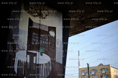 Murale Galerii Wezel Kliniczna w Gdansku. 09.03.2011...