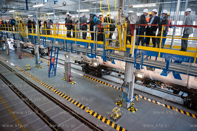 Gdansk. Bocznica Kolejowa Grupy Lotos S.A.. Uroczyste...