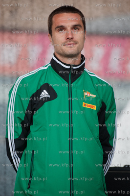 Gdansk. Scena na Targu Weglowym. Prezentacja druzyny...