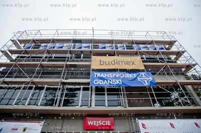 Gdansk. Matarnia. Kolej na PKM - Dzien Otwarty powstajacej...