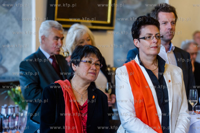 Gdansk. Wielka Sala Wety Ratusza Glownego Miasta. Obchody...