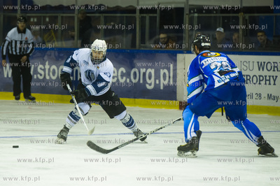 Gdansk. Hala Olivia. Mecz pierwszej ligi hokeja MH...