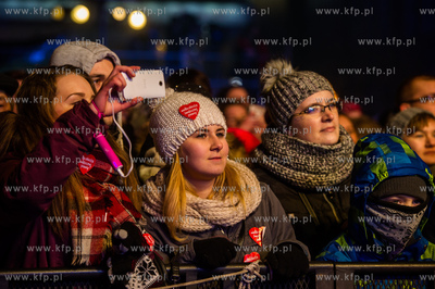 Gdansk. 24 Final Wielkiej Orkiestry Swiatecznej Pomocy.
10.01.2016
fot....