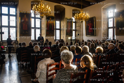 Gdansk. Wielka Sala Wety Ratusza Glownego Miasta. Uroczystosc...