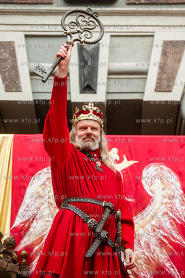 Gdansk. Swieto Miasta.  Parada Gdansczan - Wiwat Gdansk....