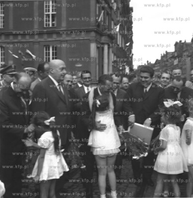 Wizyta prezydenta Jugoslawi Josipa Broz Tito w Gdansku,na...