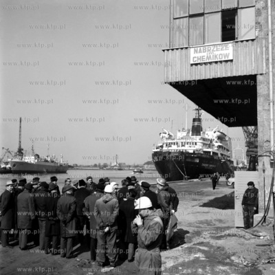 Nabrzeże Chemików w porcie gdańskim.  (Lata 60).
1968
0002383z
Fot....