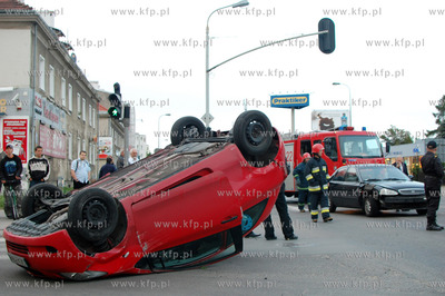 Gdansk. Wypadek na ul. Kolobrzeskiej. Ok. godz. 20.00...