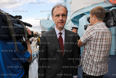 Gdynia. Swieto Marynarki Wojennej. Uroczystosc zmiany...