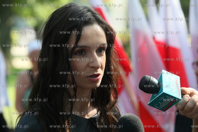 Sopot. Odsloniecie tablicy pamiatkowej honorujacej...