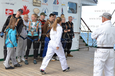 Dzien na Darze Mlodziezy ze studentami Akademii Morskiej...