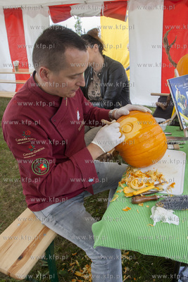 Swieto Miodu Pszczolkowskiego w Parku Lipowym w Pszczolkach...