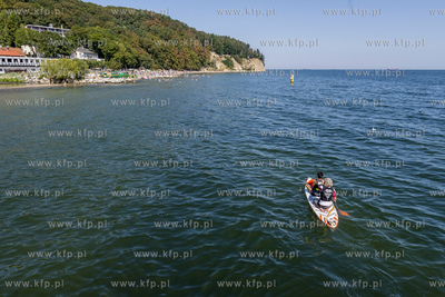 Gdynia, klif w Orłowie. Kajakiem po Zatoce Gdańskiej,...