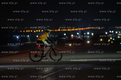 Nocny duathlon na Airport Gdańsk 24.05.2026. fot....