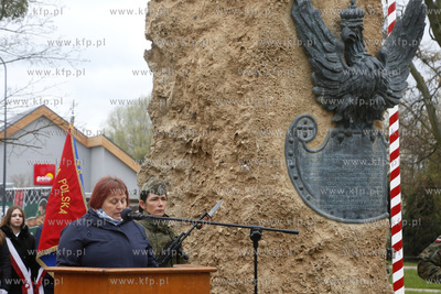 Uroczystości obchodów 83. Rocznicy Zbrodni Katyńskiej,w...