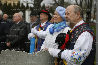 Uroczystości obchodów 83. Rocznicy Zbrodni Katyńskiej,w...