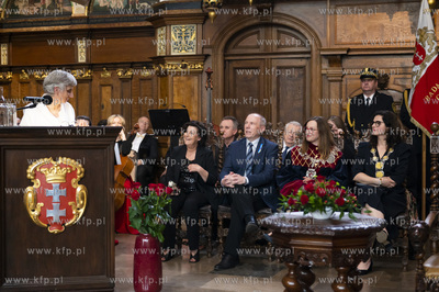 Gdańsk. Uroczysta LI sesja Rady Miasta Gdańska w...