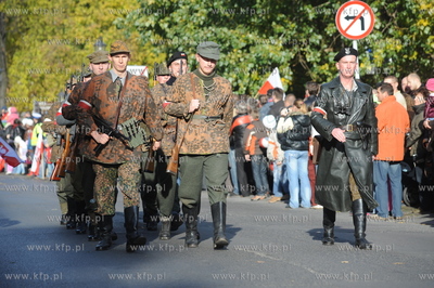 Gdansk, huczne obchody 90 rocznicy odzyskania niepodleglosci....