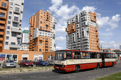 Gdansk - Przymorze. Horyzont - 3 najwyzsze budynki...